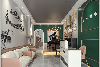 拱墅区琴行装修设计_案例效果图