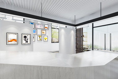 拱墅区食品公司办公室装修设计_案例效果图