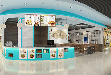 拱墅区酸辣粉店装修设计_案例效果图