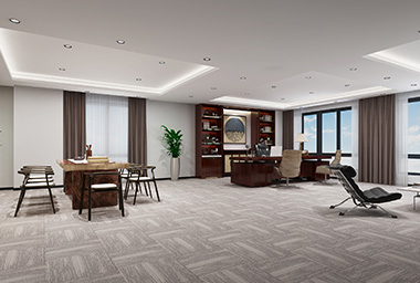 拱墅区档案管理公司办公室装修设计_案例效果图