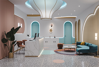 拱墅区少儿英语培训机构装修设计_案例效果图