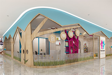 拱墅区少儿音乐培训机构装修设计_案例效果图