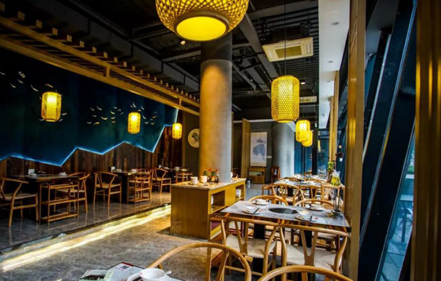 杭州火锅餐厅装修设计,杭州专业火锅餐厅设计效果,杭州火锅餐厅装修装饰